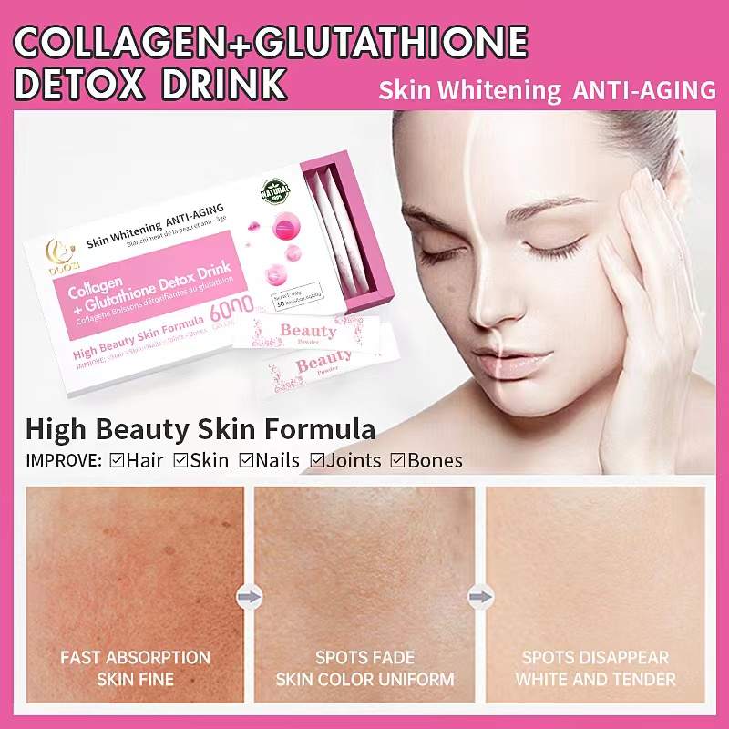 DOUZI Skin Care Healthcare Supplement Wholesalers Beauty Collagen Skin whitening drink small Collagen Peptides Powder Glutathione VC